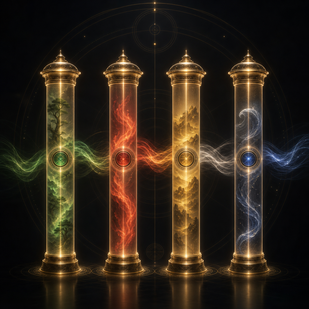 Bazi pillars compatibility visual