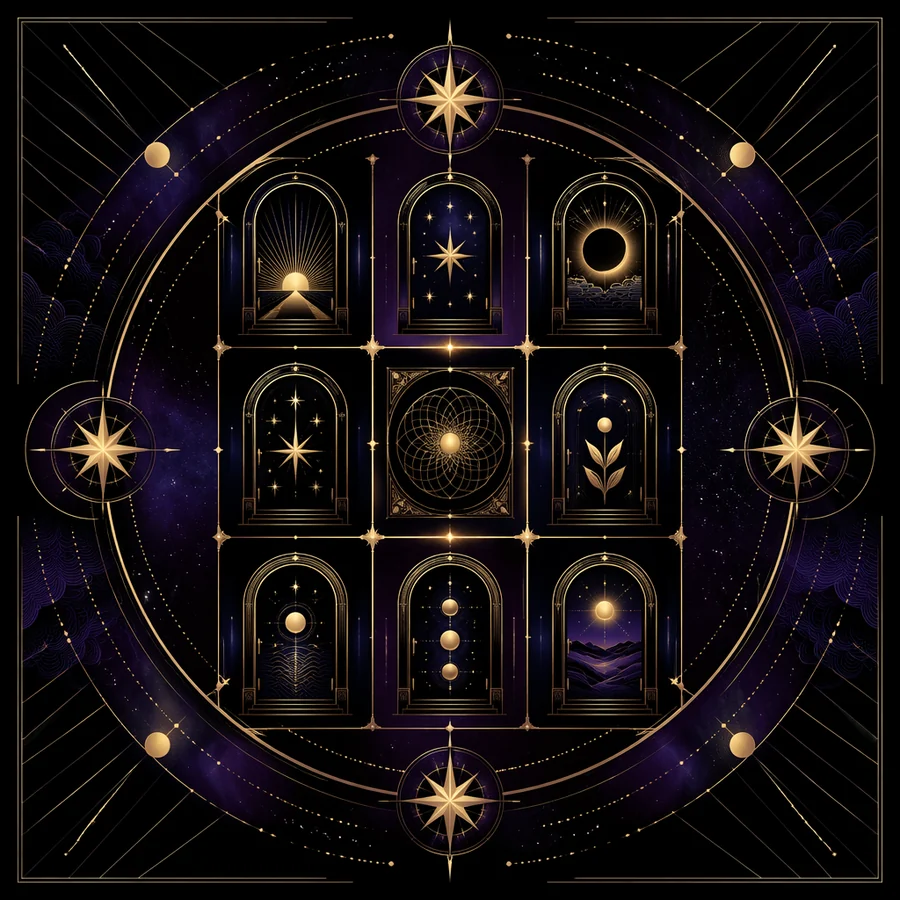 Qimen nine-palace grid